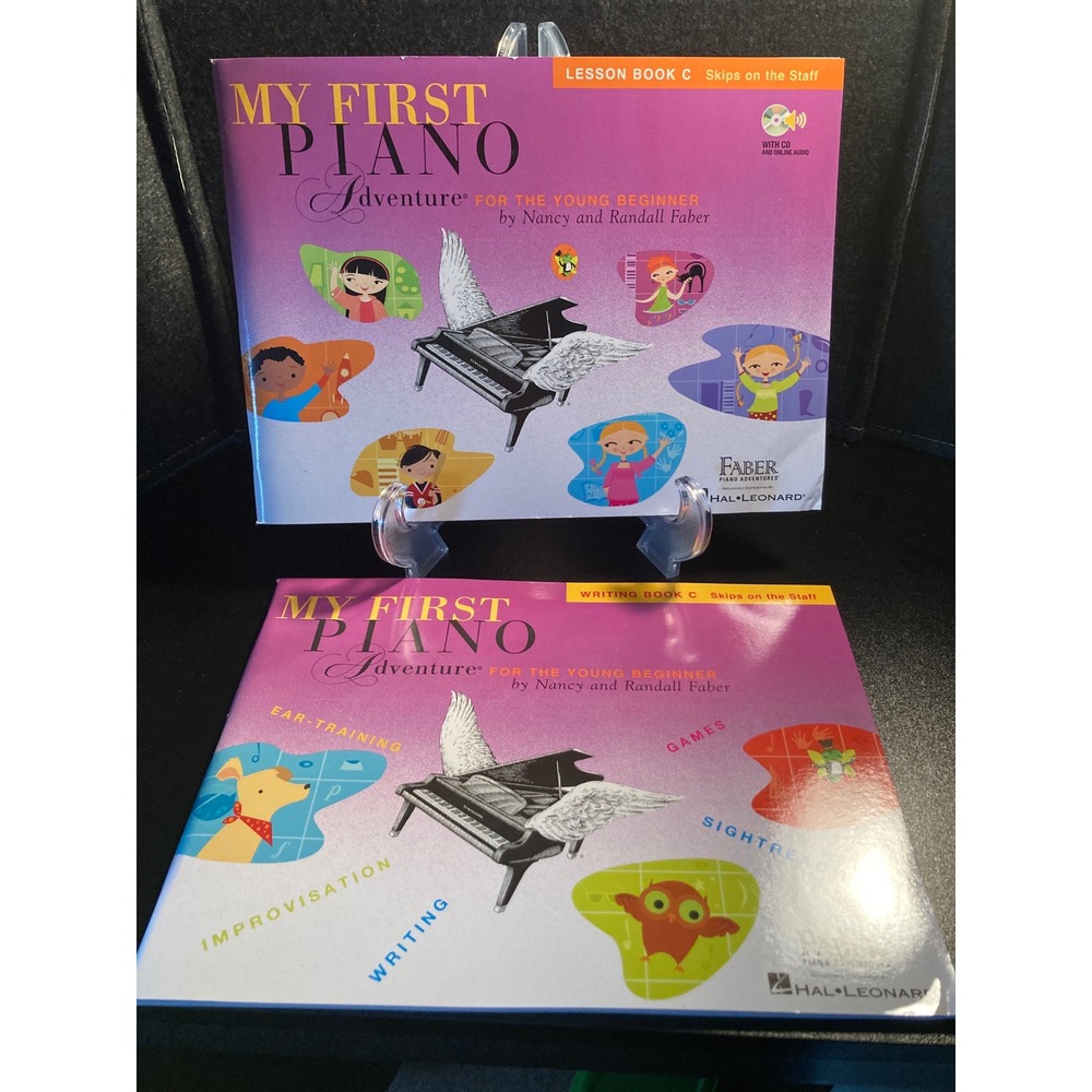 My First Piano Adventure Lesson & Writing Book C‎ Faber Skips on the Staff w/CD